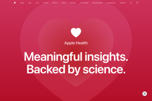 Apple Health page showing the iPhone Health app and medications feature