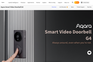 Aqara Video Doorbell G4 with local storage and HomeKit support
