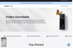 Eufy video doorbell range with local storage and no monthly fee