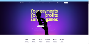 Helcim homepage showing transparent interchange-plus payment processing