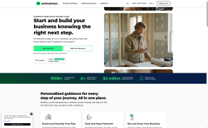 LLC formation service homepage
